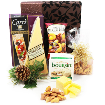 Cheese Plate Perfection Basket to Mauritius
