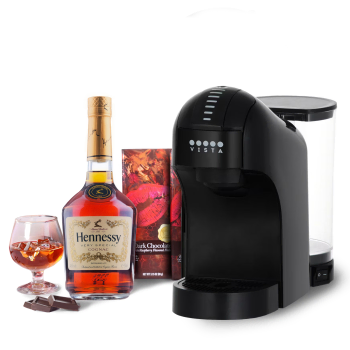 Coffee Machine and Cognac Indulgence Gift Set to Australia