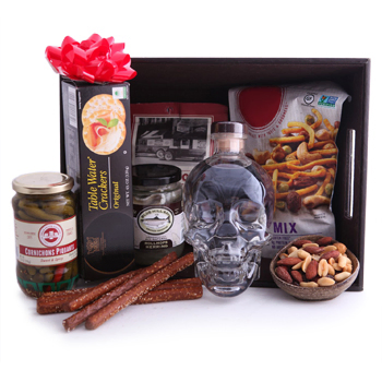 Crystal Skull Vodka and Goodies to Liechtenstein