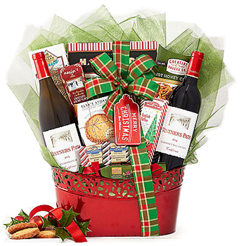 Holly and Holiday Kisses Gift Basket to Germany