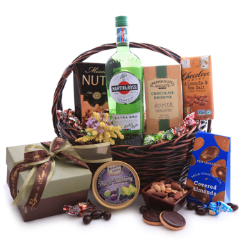 Martini and Rossi Sweet Basket to Sweden
