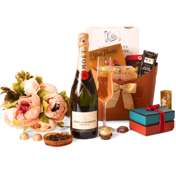 Opulent Oasis Gourmet Gift Basket to Holy See (Vatican City State)