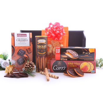 Sunny Orange Corporate Basket to Pakistan
