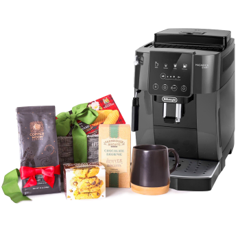 The DeLonghi Coffee and Celebration Gift Set to Italy