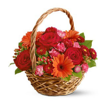 Basket of Joy Flower Basket to Poland