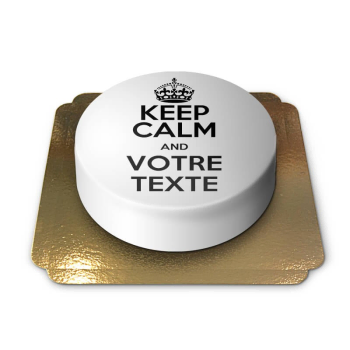Keep Calm Cake to France
