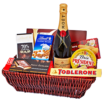 Sparkling Celebration Gift Basket to Samoa
