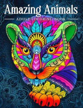 Amazing Animals Adult Coloring Book to Canada