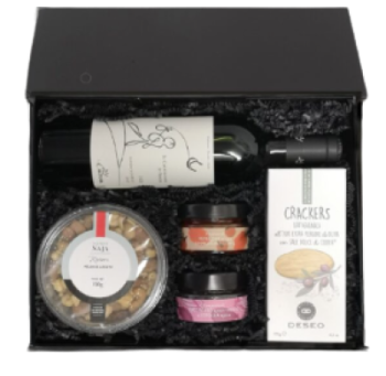 Aperitivo Wine & Snack Basket to France
