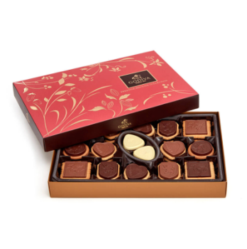 Assorted Chocolate Biscuit Gift Box, 32 pc. to United States