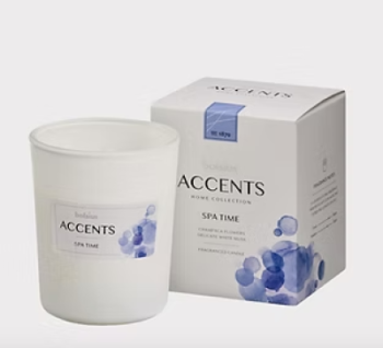 Champace Flowers and Soft White Musk Fragranced Candle to Austria