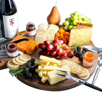 Decadent European Cheese Gift Set to United States