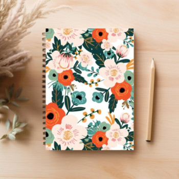 Floral Notebook & Pen Set to Seychelles