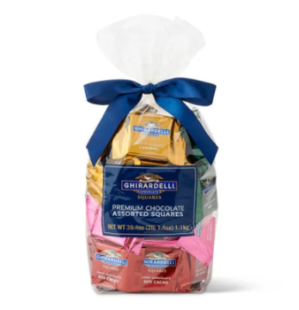 Ghirardelli Assorted Chocolate Squares Gift Bag to United States