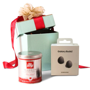 Gourmet Coffee & Buds Gift Set to Czech Republic