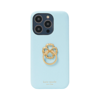 Kate Spade Morgan Saffiano Leather Spade Ring Stand iPhone 14 Pro Case to France
