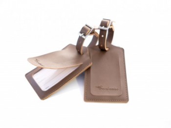 Leather Luggage Tag to Bouvet Island