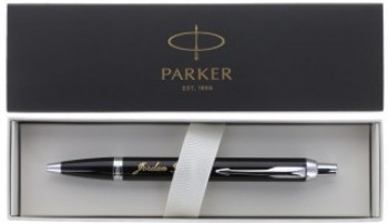 Personalized Black Parker Pen to Sweden