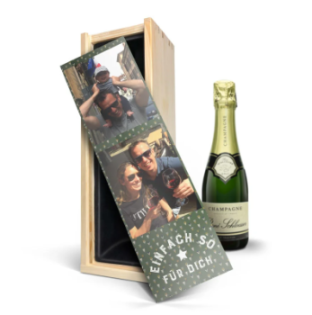 Rene Schloesser Personalized Wooden Box (375ml) to Greece