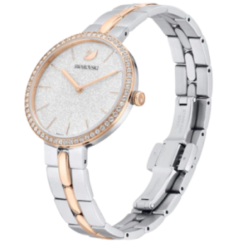 Swarovski Cosmopolitan Watch Metal Bracelet - White Mixed Metal Finish to Germany