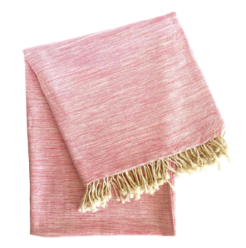Yalova Ultra Soft Marbled Blanket Throw (Pink) to United States